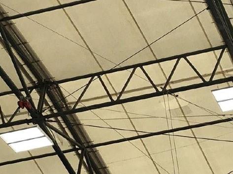 車間內(nèi)部高空作業(yè)防墜落頭頂式生命線